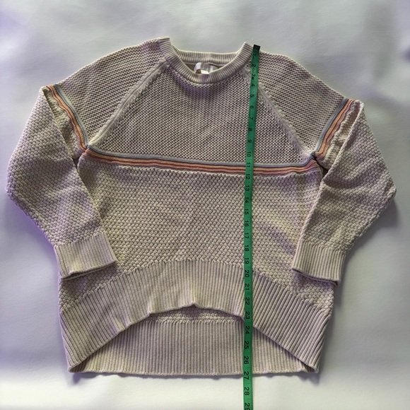 Anthro Spiritual Gangster Wmn’s M Doutzen Ballet Neck Cotton 
Raglan Sweater - Picture 8 of 10